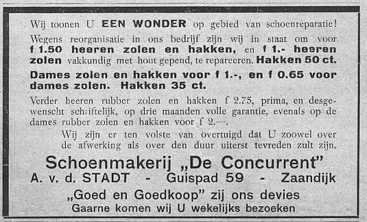 Advertentie.