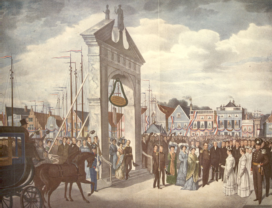 De komst van Z.M den Koning en zyne Doorluchtige Familie
                                 te Zaandam op den 22 September 1831.